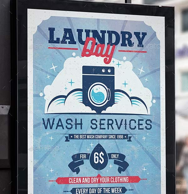 Professional Laundry Flyers Download