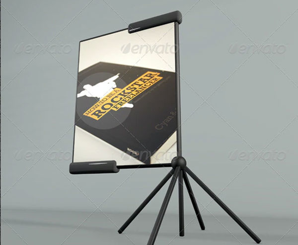 Professional Stand Display Mockup