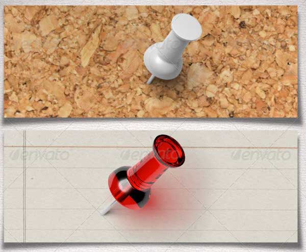 Push Pin Collection Mockups