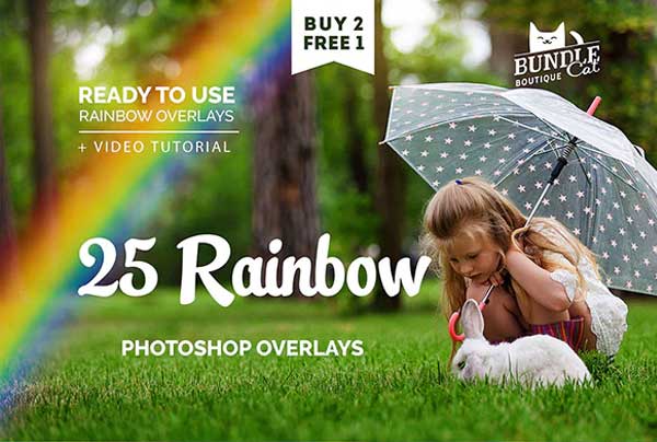 Rainbow Photo Overlays