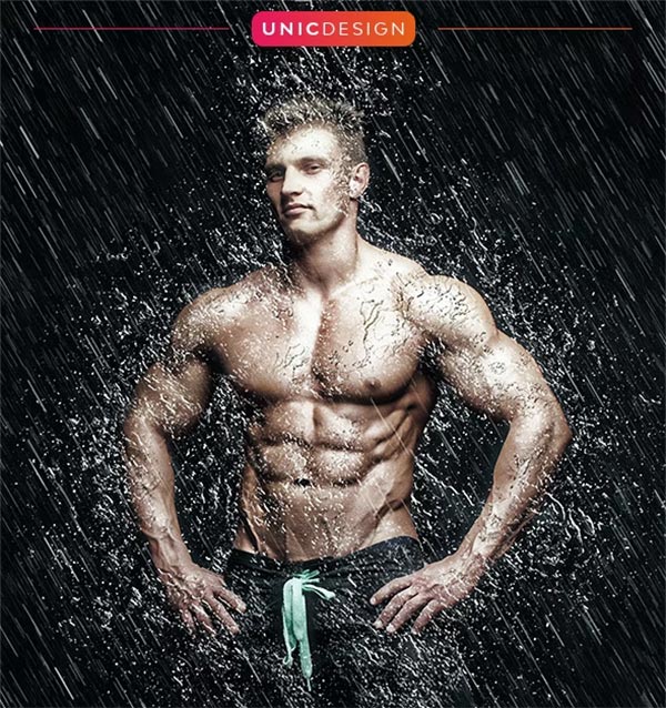 Rainstorm Photoshop Action