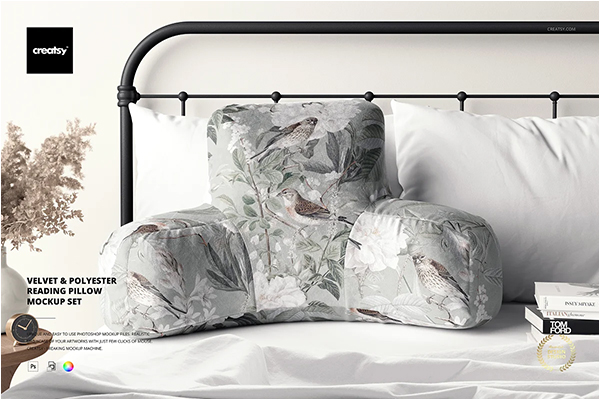 Reading Pillow Seat Mockup Set