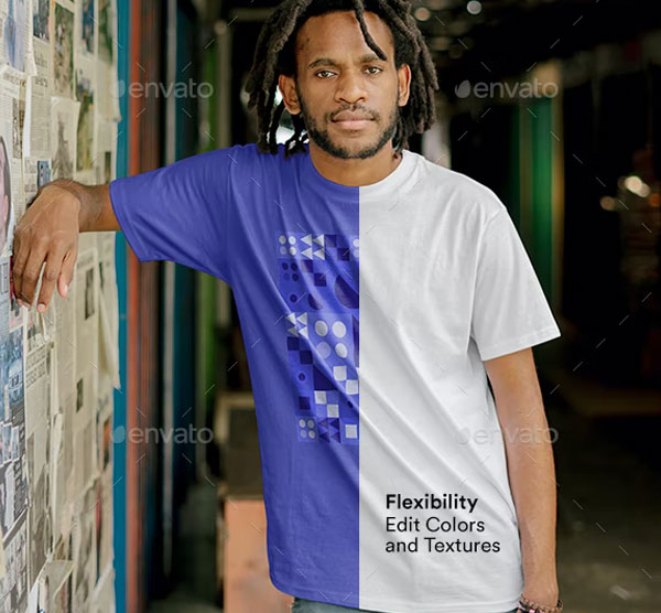 Real photo T-Shirt Mockup