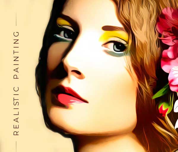 Realistic Vexel Painting Photoshop Action