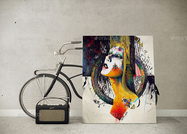 Realistic Art Wall Mockups