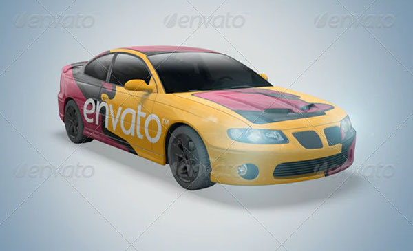 Realistic Car Window Mock-Ups