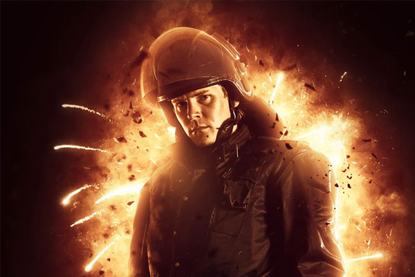 Realistic Explosion Photoshop Action