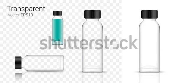 Realistic Glass Transparent Mockup