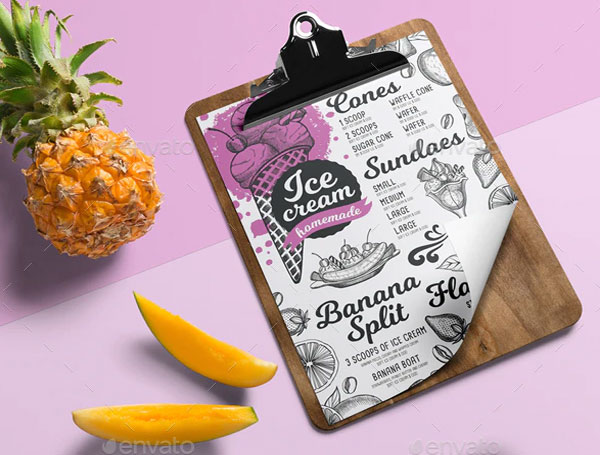 Realistic Ice Cream Cup Mockups