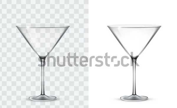 Realistic Margarita Glass Template