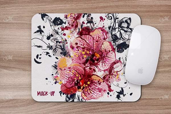 Realistic Mouse Pad Mockup