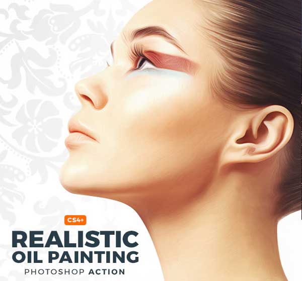 Realistic Oil Painting Photoshop Action