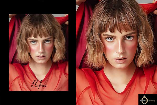 Realistic Oil Painting Photoshop Actions