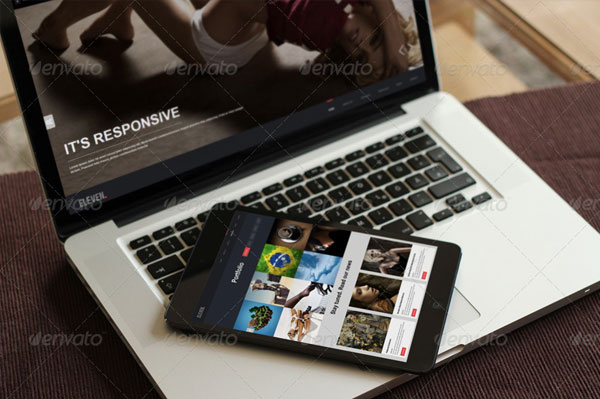 Realistic Tablet Keyboard Mockups - Black Mini