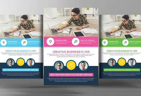 Realistic Transport Advertisement Sample Flyer Template