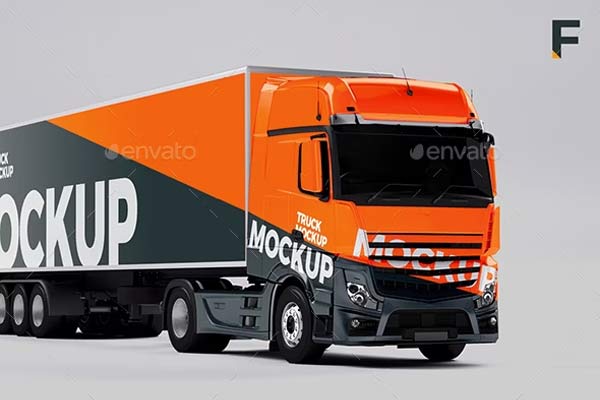 25+ Truck Mockups | Free & Premium Photoshop, Ai Mockup Templates