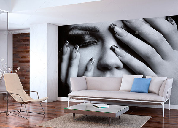 Realistic Wall Art Mock-Up