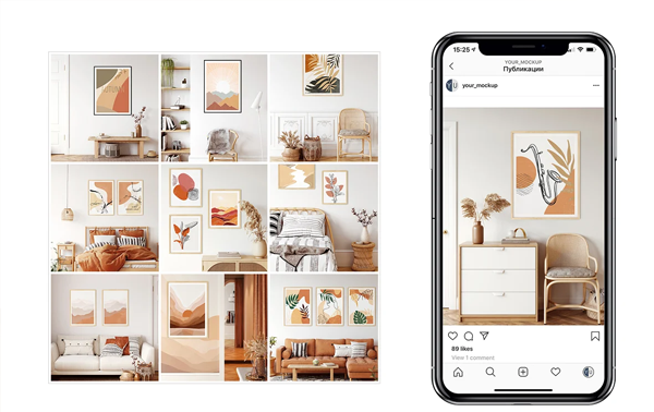 Realistic Wall Mockups Bundle