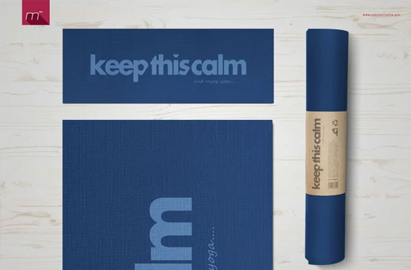 Realistic Yoga Mat Mock-up