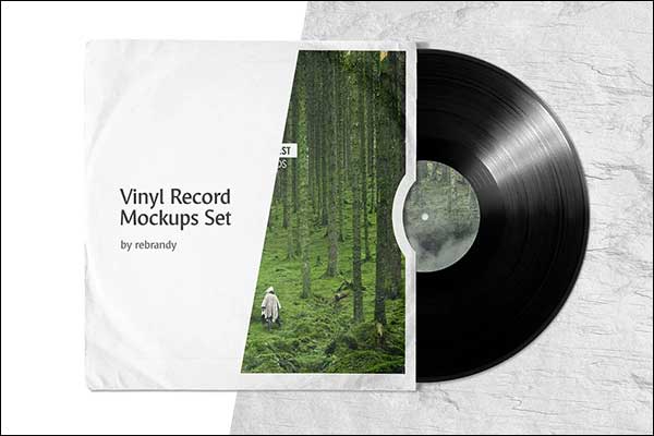 Record Mockups Set