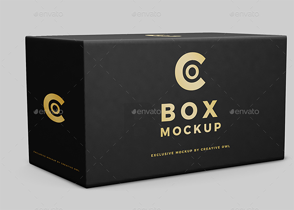 Rectangle Box Mockup