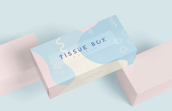 Rectangle Food Tissue Box Mockup