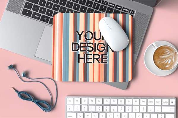 Rectangular Mouse Pad Mockup