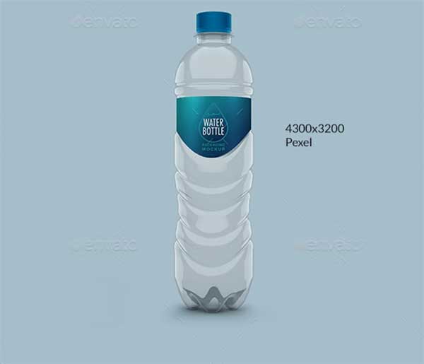 Regular Water Bottle Mockup
