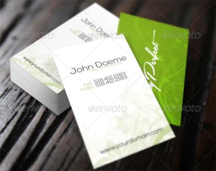 Restaurant & Beauty Spa Business Card