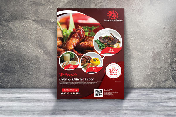 Restaurant Business Flyer Template