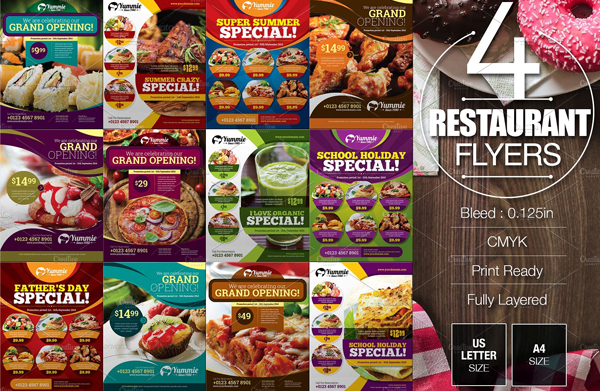 Restaurant Flyers Bundle