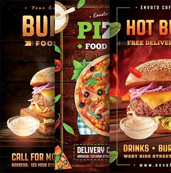 Restaurant Food Flyers Bundle