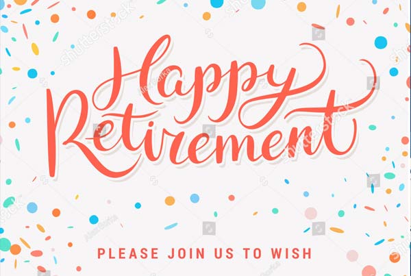 Retirement Party Card Template