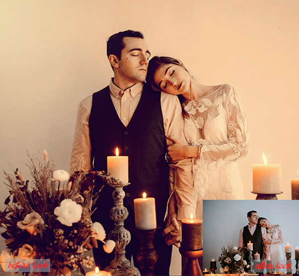 Retouch Soft Light Romantic Color Photoshop Action