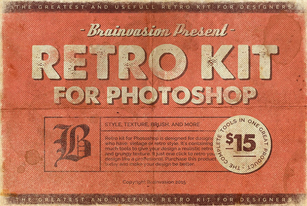 Retro Brushes for Photoshop