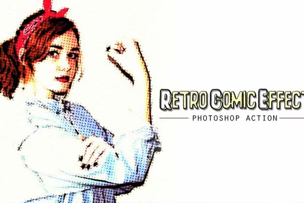 Retro Comic Photoshop Action
