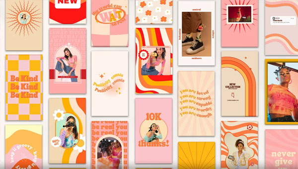Retro Instagram Story Templates