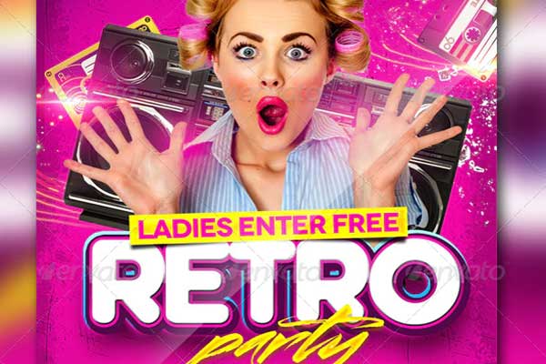 Retro Party Flyer