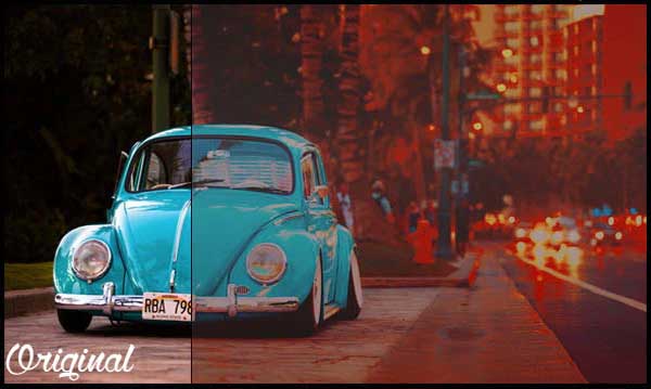 Retro Reddish Photoshop Action