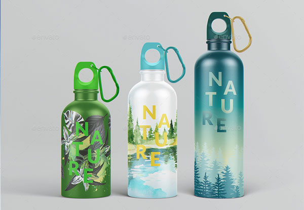 Reusable Water Bottle MockUp