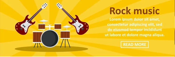 Rock music Concert Event Banner