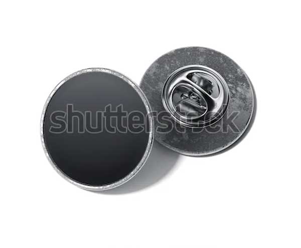 Round Lapel Pin Mockups