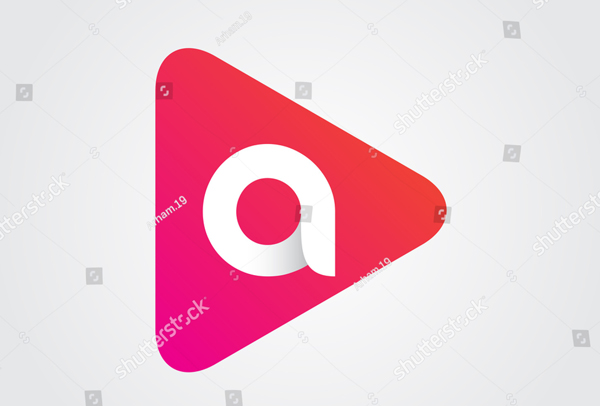 Rounded Triangle Logo