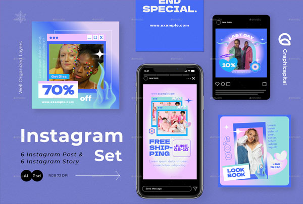 Sale Instagram Banner Templates | Free & Premium PSD | Ai | Word ( Doc ) | InDesign Format Templates