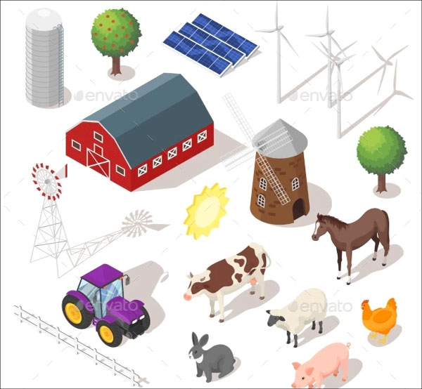 3d Animals Farm