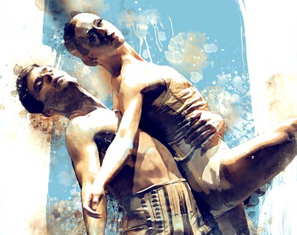 Sample Artistic Watercolor Photoshop Action