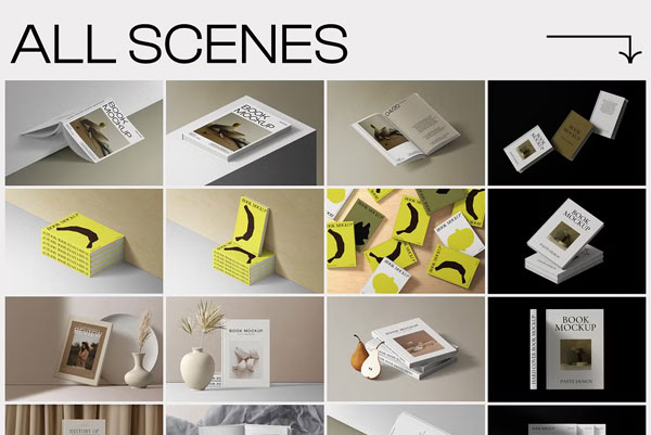 Sample Book Mockups