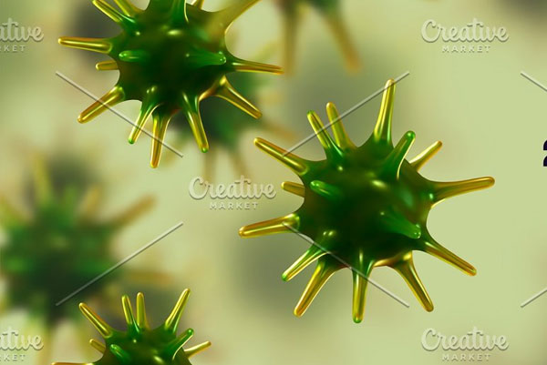 Sample Coronavirus. Virus Covid 19