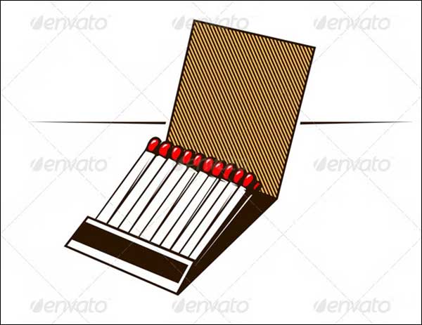 Sample Matches Box Mockup