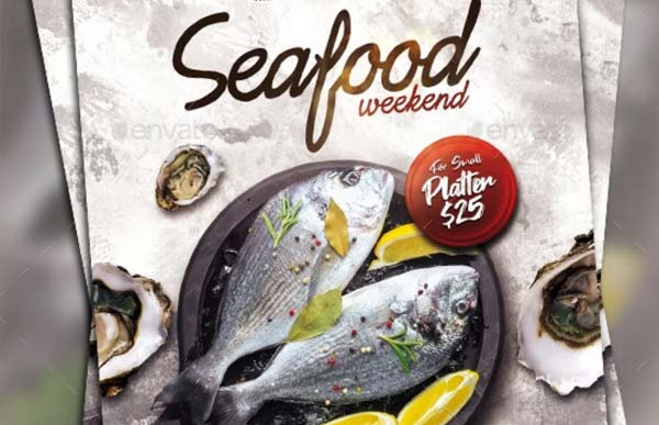 Sample Seafood Flyer Template